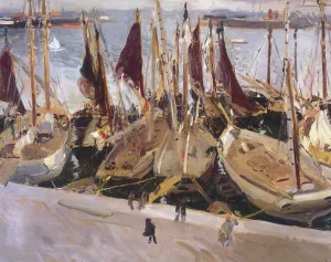 Boats in the Port, Valencia