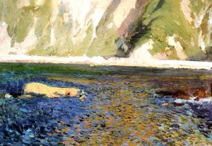 Coast at San Sebastian by Joaquin Sorolla y Bastida - Oil Painting Reproduction