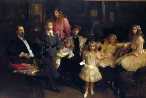 Family Eratruriz by Joaquin Sorolla y Bastida Oil Painting