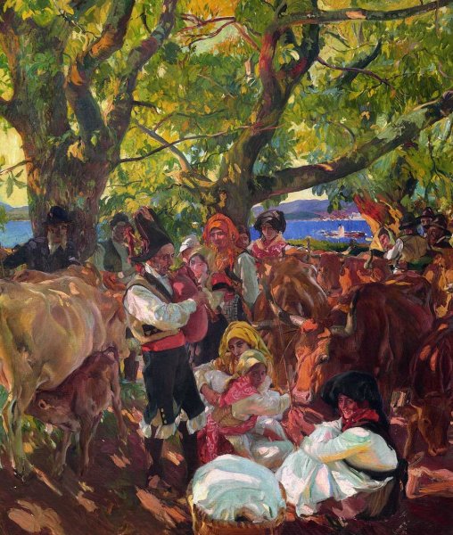 Main Product Photo of Galicia, the Pilgrimage Painting by Joaquin Sorolla y Bastida