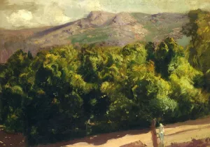 Gardens at San Ildefonso Oil painting by Joaquin Sorolla y Bastida