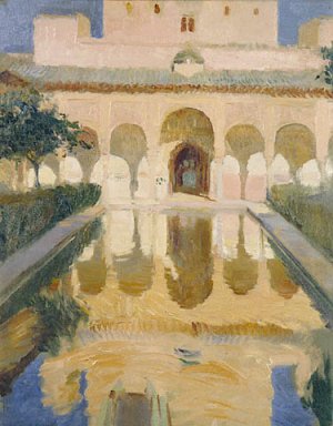 Hall of the Ambassadors, Alhambra, Granada by Joaquin Sorolla y Bastida Oil Painting
