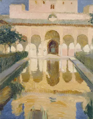 Hall of the Ambassadors, Alhambra, Granada by Joaquin Sorolla y Bastida Oil Painting