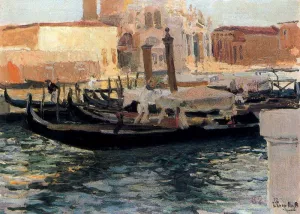 La Salute, Venice by Joaquin Sorolla y Bastida Oil Painting