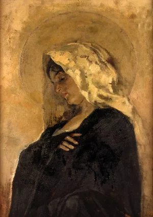 La Virgen Maria Oil painting by Joaquin Sorolla y Bastida