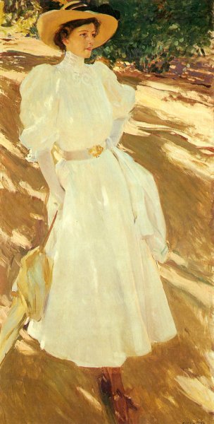 Maria en La Granja by Joaquin Sorolla y Bastida - Hand-Painted Oil Painting Reproduction