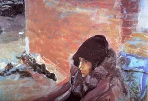 Maria Sick Oil painting by Joaquin Sorolla y Bastida