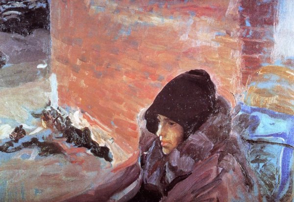 Maria Sick by Joaquin Sorolla y Bastida - Hand-Painted Oil Painting Reproduction