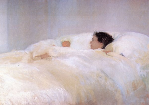 Main Product Photo of Mother Painting by Joaquin Sorolla y Bastida
