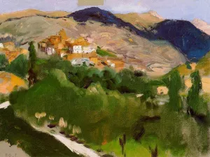 Mountains at Jaca by Joaquin Sorolla y Bastida Oil Painting