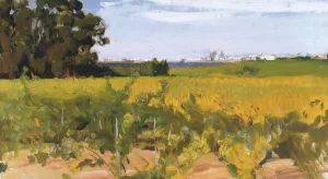 Outskirts of Seville by Joaquin Sorolla y Bastida Oil Painting