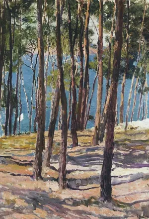 Pine Trees painting by Joaquin Sorolla y Bastida