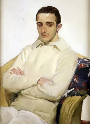 Retrato de Jose Luis Benlliure Lopez de Arana by Joaquin Sorolla y Bastida - Oil Painting Reproduction