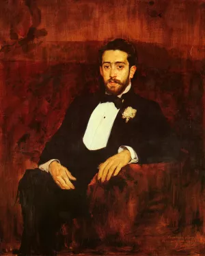 Retrato del abogado Don Silverio de la Torre y Eguia Oil painting by Joaquin Sorolla y Bastida