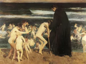 Sad Inheritance painting by Joaquin Sorolla y Bastida