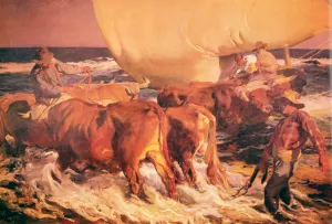 Sol de la Tarde by Joaquin Sorolla y Bastida Oil Painting