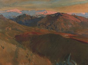 The Cemetery at Sierra Nevada, Granada by Joaquin Sorolla y Bastida Oil Painting