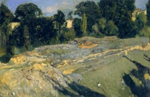 The Outskirts of Segovia Oil painting by Joaquin Sorolla y Bastida