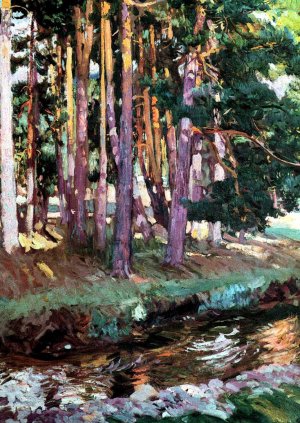 The River la Reina Valsain by Joaquin Sorolla y Bastida Oil Painting