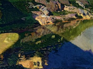 The Shadow of Alcantara Bridge, Toledo by Joaquin Sorolla y Bastida Oil Painting