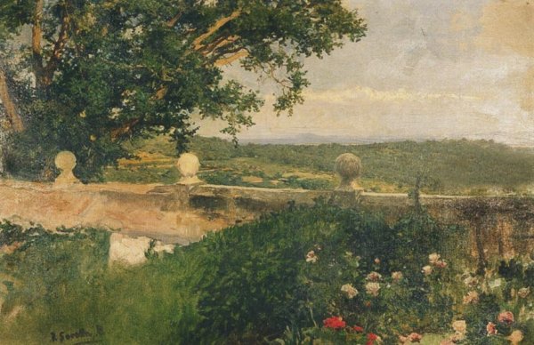 Main Product Photo of Valencia Landscape Painting by Joaquin Sorolla y Bastida