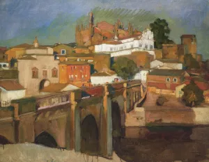 View of Plascencia by Joaquin Sorolla y Bastida Oil Painting