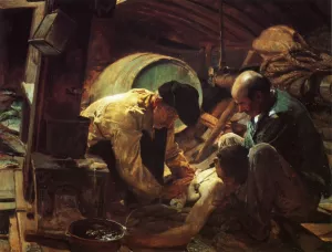 Yet They Say Fish is Expensive Oil painting by Joaquin Sorolla y Bastida