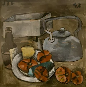 Naturaleza muerta by Joaquin Torres-Garcia Oil Painting
