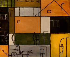 Pintura constructiva by Joaquin Torres-Garcia Oil Painting