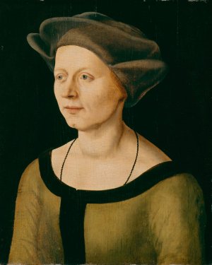 Portrait Of A Woman by Joerg Breu The Elder Oil Painting