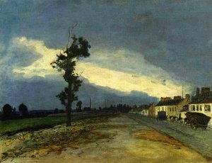 La Cote-Saint-Andre by Johan-Barthold Jongkind Oil Painting