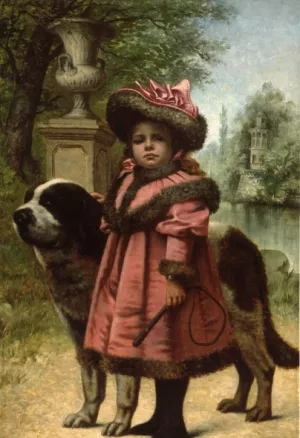 Man's Best Friend by Johan-Barthold Jongkind - Oil Painting Reproduction