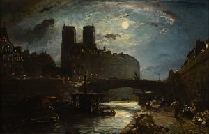 Notre-Dame de Paris by Johan Barthold Jongkind Oil Painting