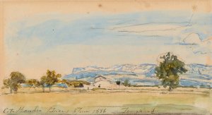 Paysage a la Cote Saint-Andre Oil painting by Johan Barthold Jongkind
