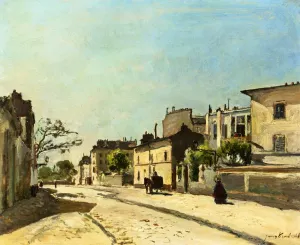 Rue Notre Dame, Paris by Johan-Barthold Jongkind - Oil Painting Reproduction