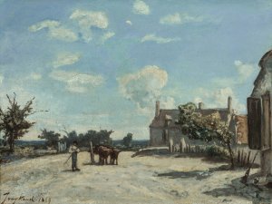 Saint-Parize-le-Chatel Oil painting by Johan Barthold Jongkind