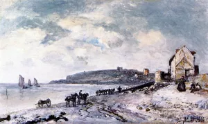 Sainte-Adresse by Johan-Barthold Jongkind Oil Painting