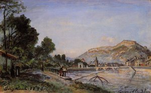 The Banks of the Isere at Grenoble in Spring