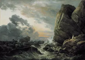 Morning After a Stormy Night Oil painting by Johan Christian Clausen Dahl
