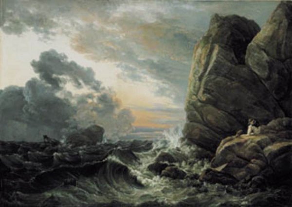 Morning After a Stormy Night by Johan Christian Clausen Dahl - Hand-Painted Oil Painting Reproduction