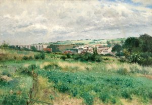 Landscape from Meudon by Johan Ericson Oil Painting