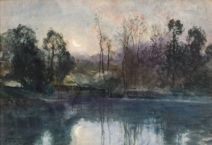 Moonlight by Johan Ericson Oil Painting