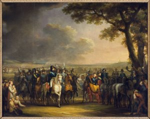 Review on Ladugardsgarde, Stockholm by Johan Gustaf Sandberg Oil Painting