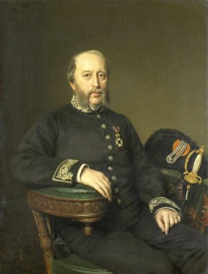 Gerard Johan Verloren van Themaat by Johan Heinrich Neuman Oil Painting