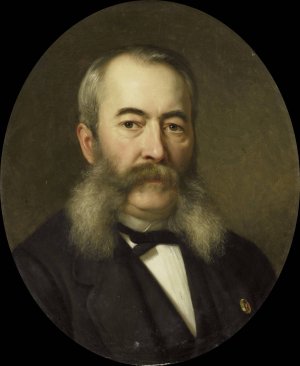 Herman Frederik ten Kate. Schilder by Johan Heinrich Neuman Oil Painting