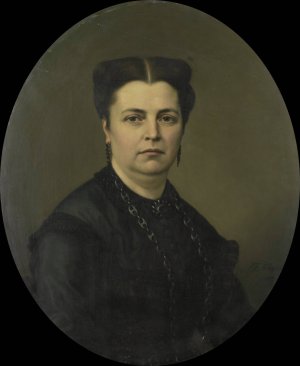 Jeanette Antoinette Pietermaat by Johan Heinrich Neuman Oil Painting