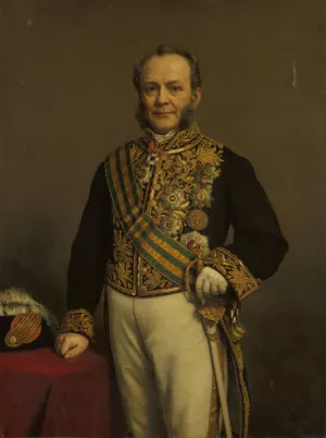 Pieter Mijer by Johan Heinrich Neuman Oil Painting
