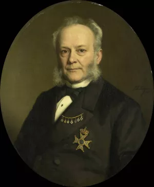 Pieter Mijer by Johan Heinrich Neuman Oil Painting