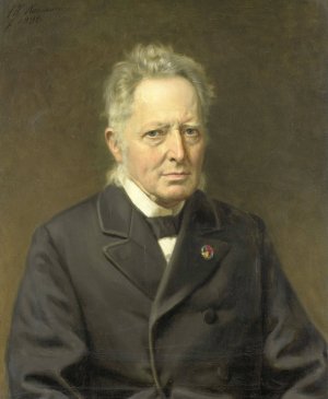 Portrait of Jan Heemskerk Azn by Johan Heinrich Neuman Oil Painting