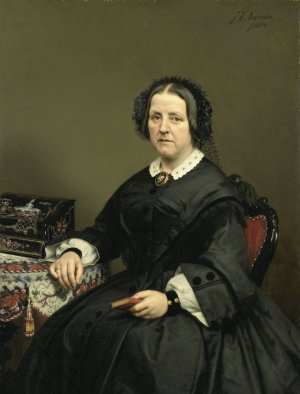 Wilhelmina Margaretha van den Bosch by Johan Heinrich Neuman Oil Painting